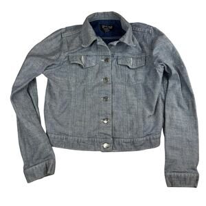 Polo Ralph Lauren Cropped Denim Jacket - Size Large